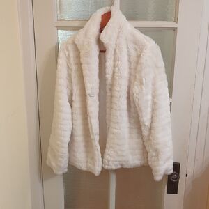 Paris Blues Cream Teddy Jacket